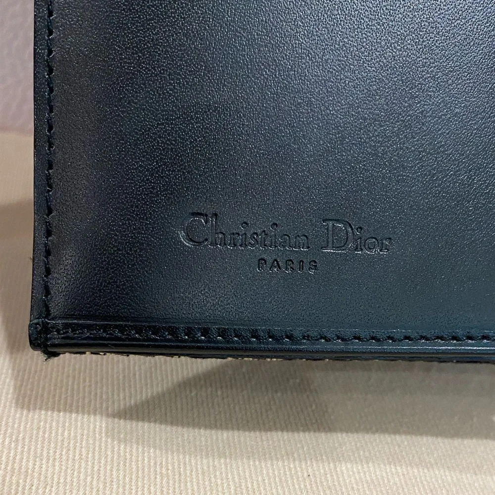 Dior Black and Cream Wallet